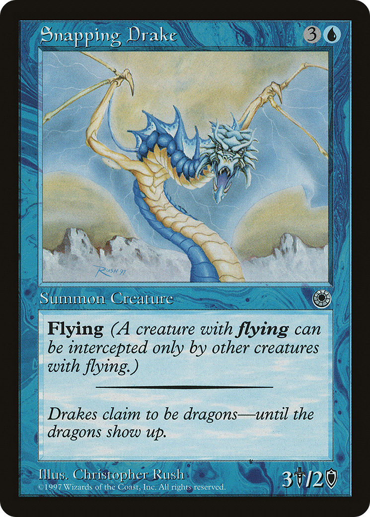 Snapping Drake (Reminder Text) (POR-)  - Portal