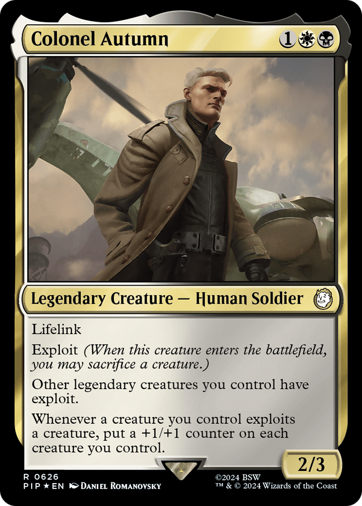 Colonel Autumn (Surge Foil) (PIP-626)  Foil - Fallout