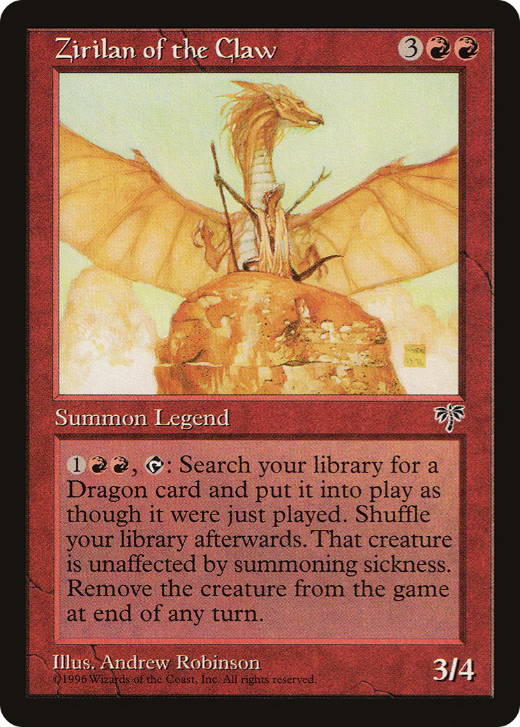 Zirilan of the Claw (MIR-)  - Mirage