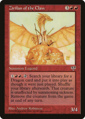Zirilan of the Claw (MIR-)  - Mirage