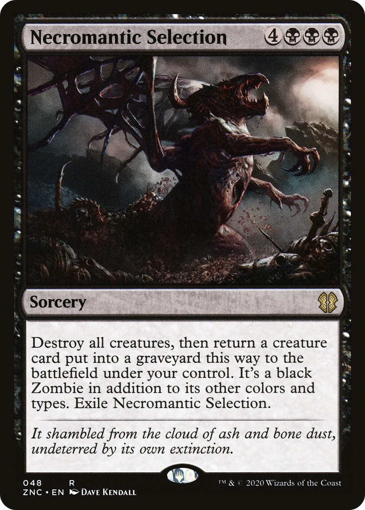 Necromantic Selection (ZNC-048)  - Zendikar Rising Commander