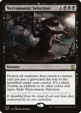 Necromantic Selection (ZNC-048)  - Zendikar Rising Commander