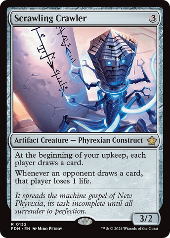 Scrawling Crawler (FDN-132)  Foil - Foundations