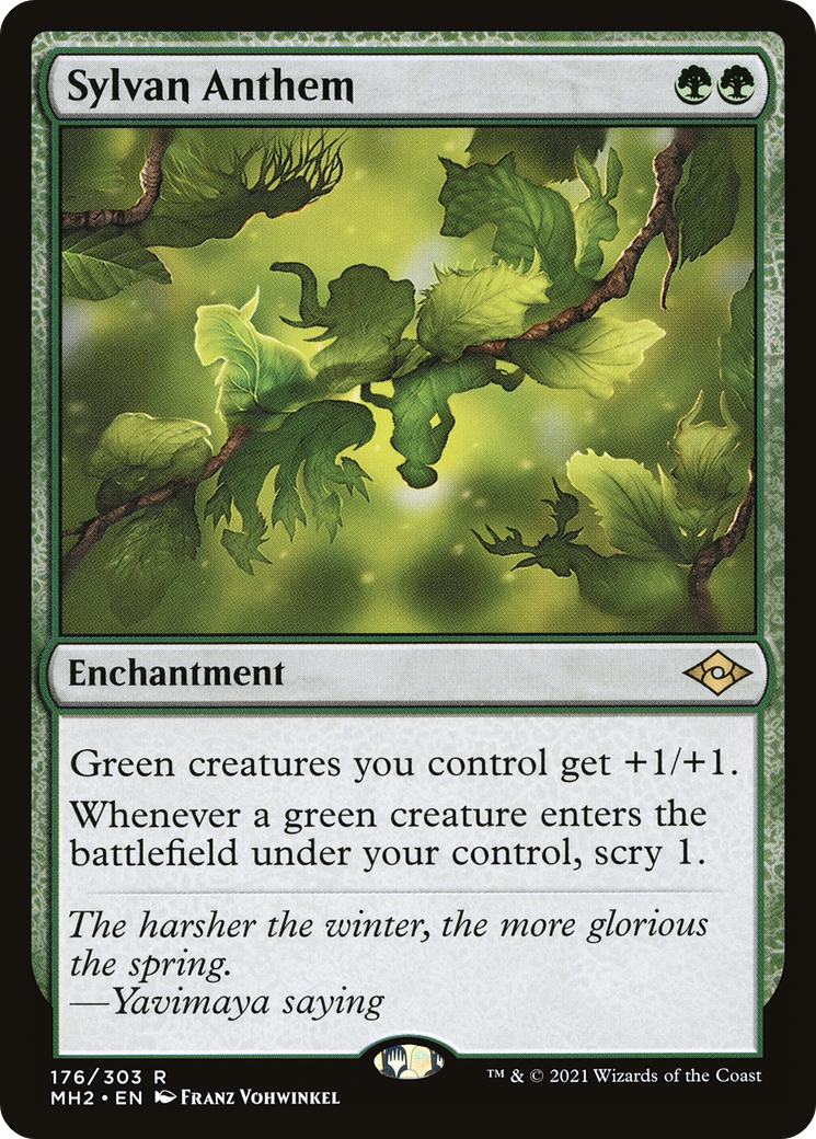 Sylvan Anthem (MH2-176)  - Modern Horizons 2