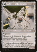 The Restoration of Eiganjo (NEO-034)  Foil - Kamigawa: Neon Dynasty: (fandfc, enchantment)