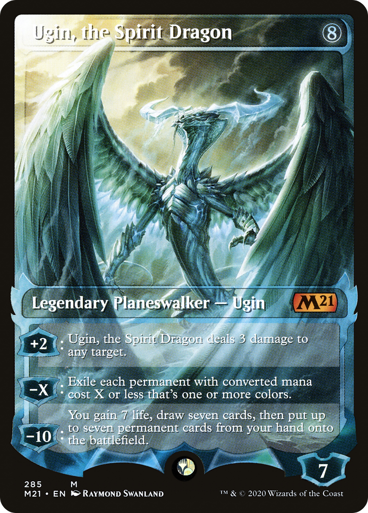 Ugin, the Spirit Dragon (Showcase) (M21-285)  - Core Set 2021: (Showcase)