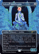 Solemn Simulacrum (0791) (Galaxy Foil) (SLD-791)  Foil - Secret Lair Drop (Borderless)