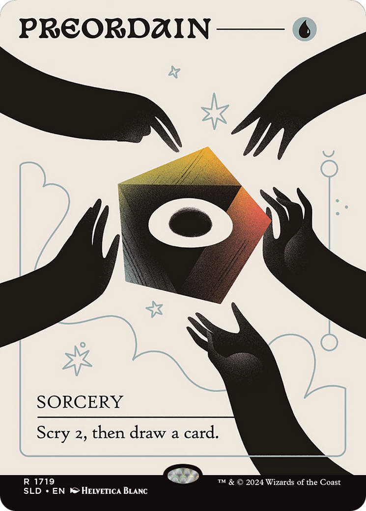 Preordain (1719) (SLD-1719)  - Secret Lair Drop (Borderless)