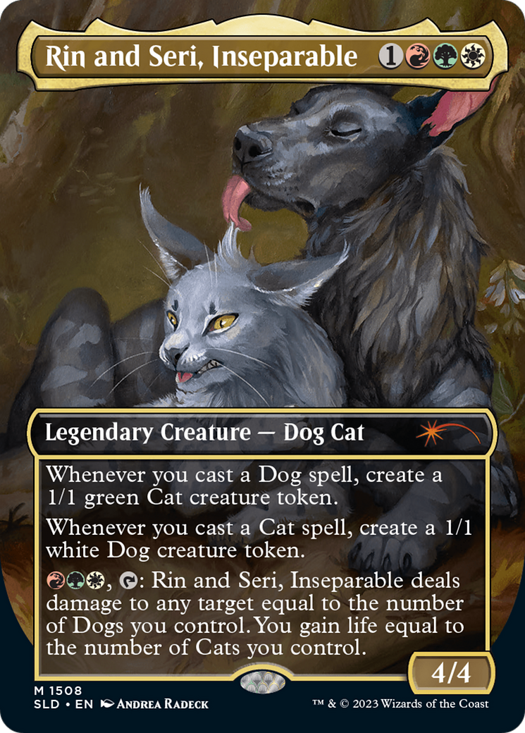 Rin and Seri, Inseparable (1508) (SLD-1508)  Foil - Secret Lair Drop (Borderless)