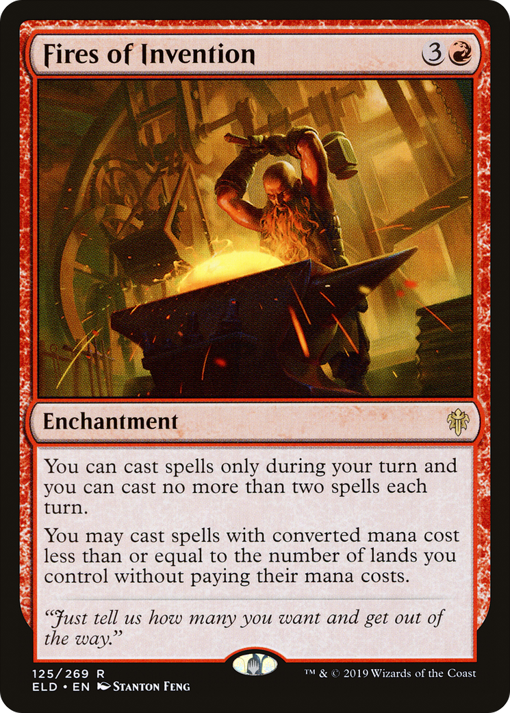Fires of Invention (ELD-125)  - Throne of Eldraine