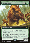 Nessian Boar (Extended Art) (THB-328)  Foil - Theros Beyond Death: (Extended Art)