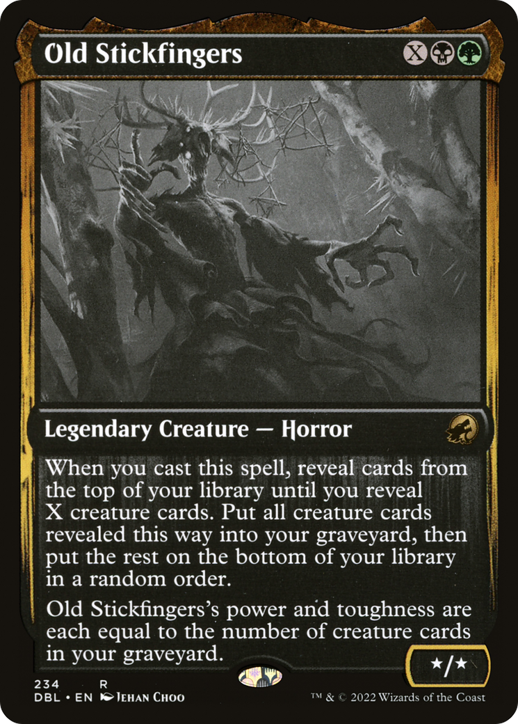 Old Stickfingers (DBL-234)  Foil - Innistrad: Double Feature