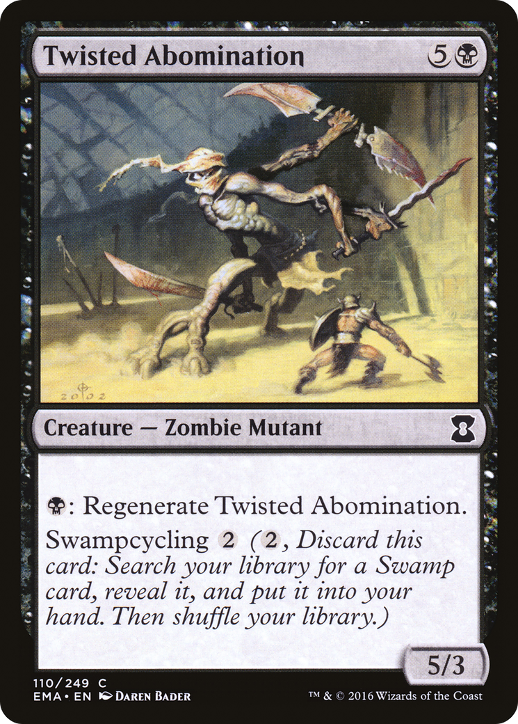 Twisted Abomination (EMA-110)  Foil - Eternal Masters