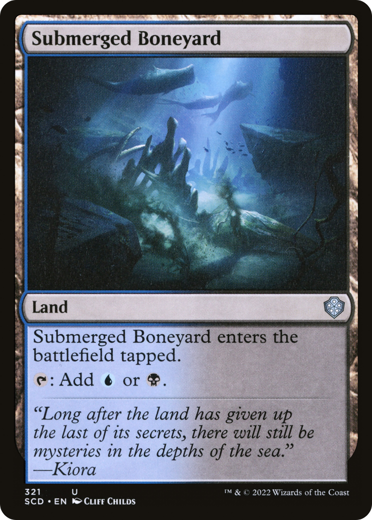 Submerged Boneyard (SCD-321)  - Starter Commander Decks