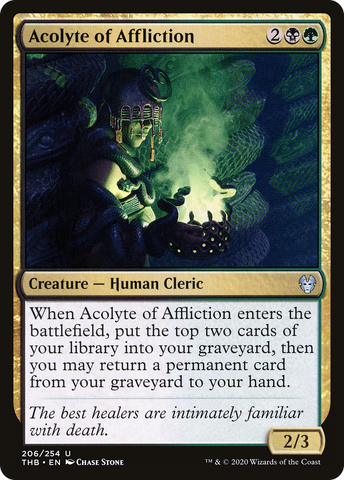Acolyte of Affliction (THB-206)  - Theros Beyond Death
