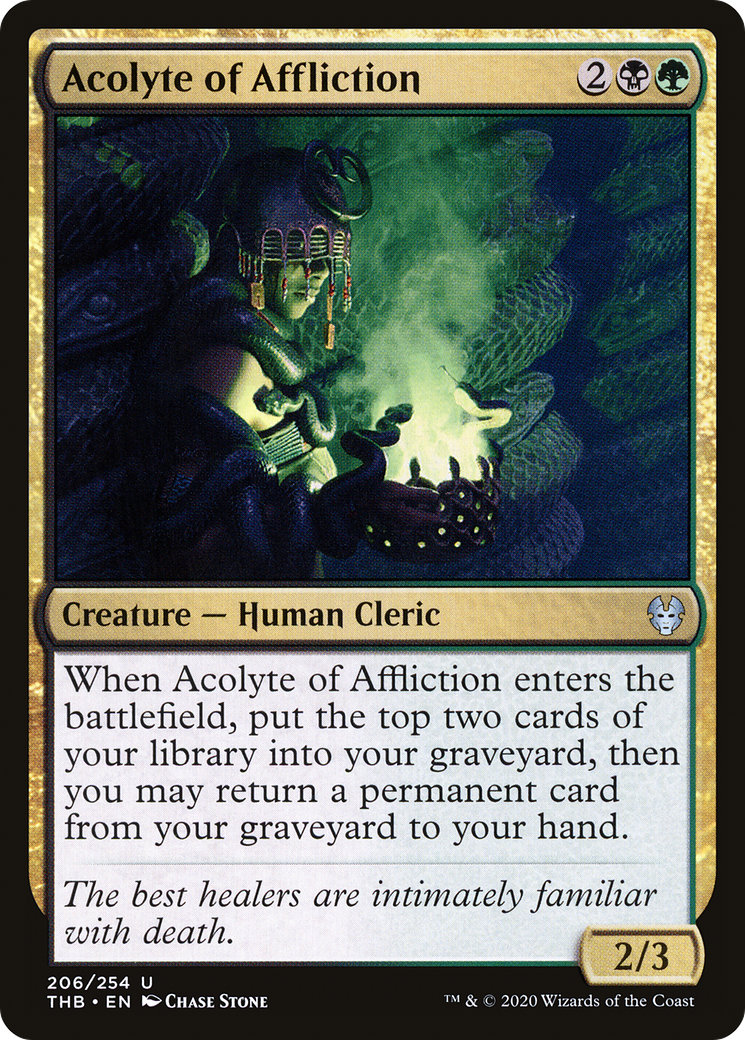 Acolyte of Affliction (THB-206)  Foil - Theros Beyond Death