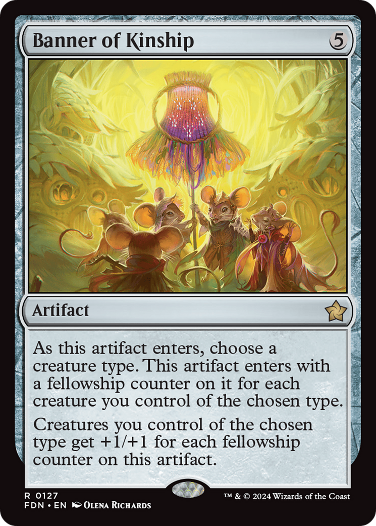 Banner of Kinship (FDN-127)  Foil - Foundations