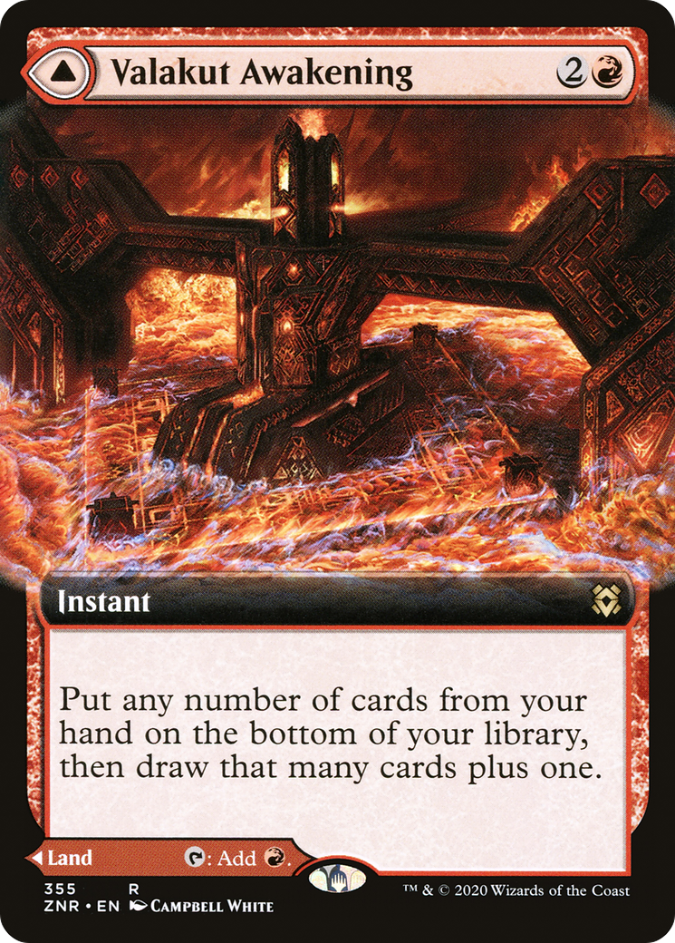 Valakut Awakening (Extended Art) (ZNR-355)  Foil - Zendikar Rising: (Extended Art)