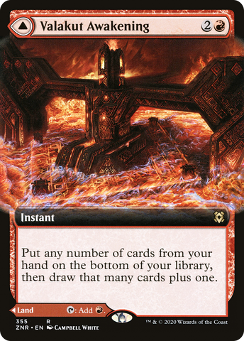 Valakut Awakening (Extended Art) (ZNR-355)  Foil - Zendikar Rising: (Extended Art)