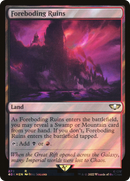 Foreboding Ruins (Surge Foil) (40K-279) - Warhammer 40,000 Commander Foil