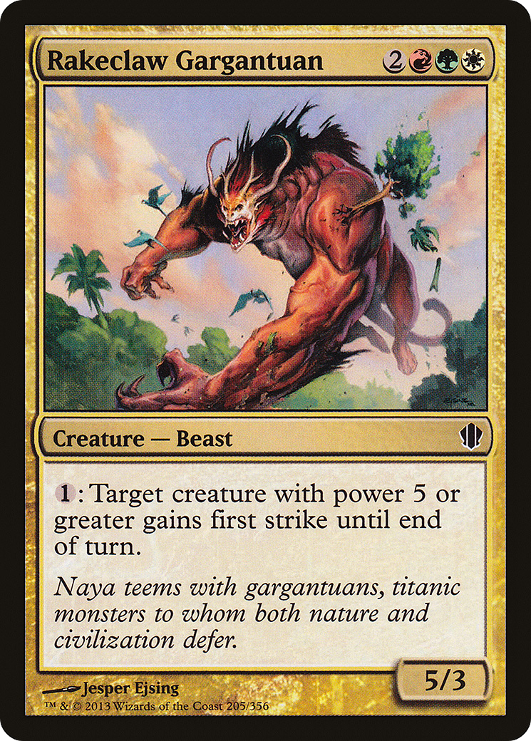 Rakeclaw Gargantuan (C13-205)  - Commander 2013