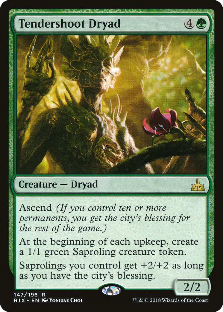 Tendershoot Dryad (RIX-147)  Foil - Rivals of Ixalan
