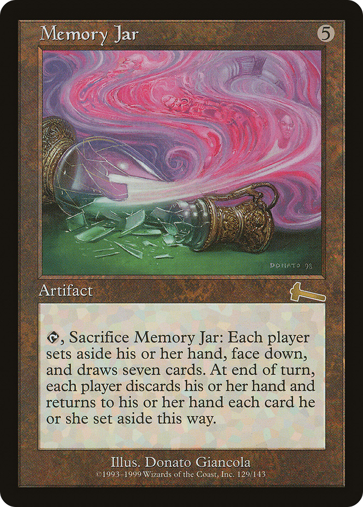 Memory Jar (ULG-129)  Foil - Urza's Legacy