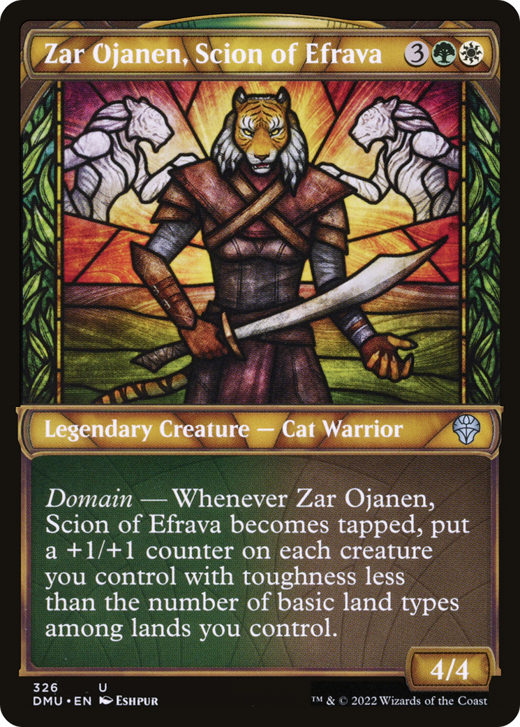 Zar Ojanen, Scion of Efrava (Showcase) (DMU-326)  Foil - Dominaria United: (Showcase)