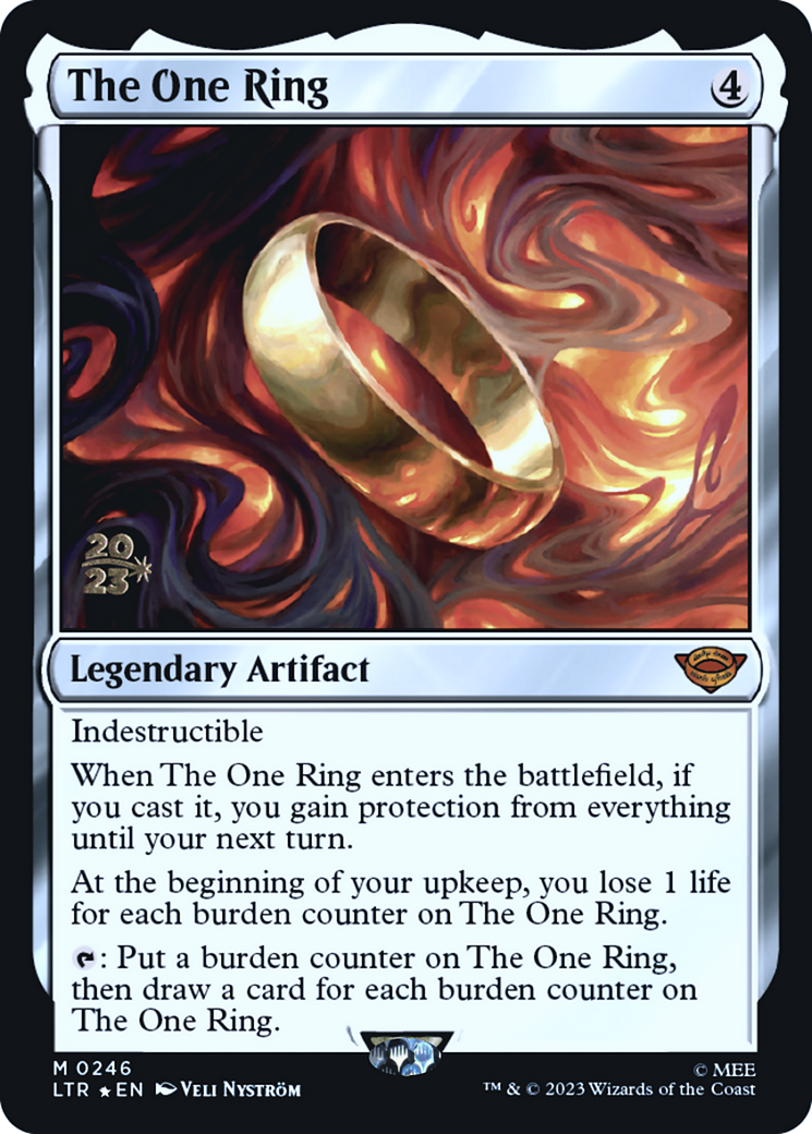 The One Ring (PRE-246)  Foil - Tales of Middle-earth Promos