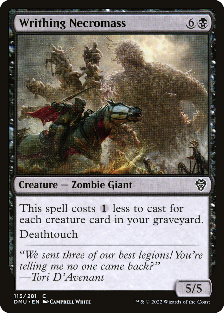 Writhing Necromass (DMU-115)  Foil - Dominaria United