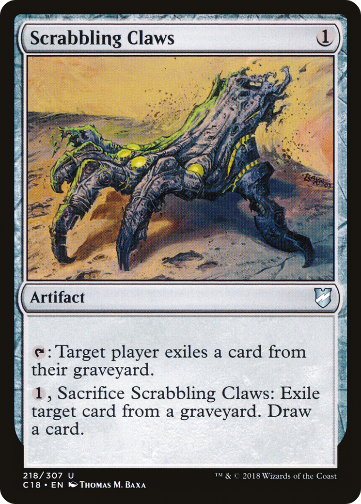 Scrabbling Claws (C18-218)  - Commander 2018