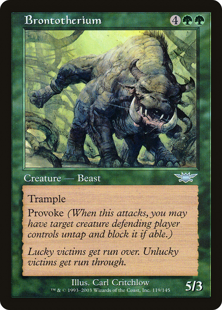 Brontotherium (LGN-119)  Foil - Legions