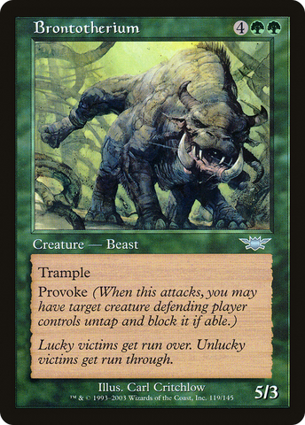 Brontotherium (LGN-119) - Legions Foil