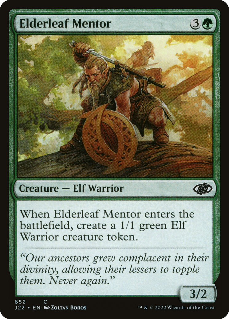 Elderleaf Mentor (J22-652)  - Jumpstart 2022