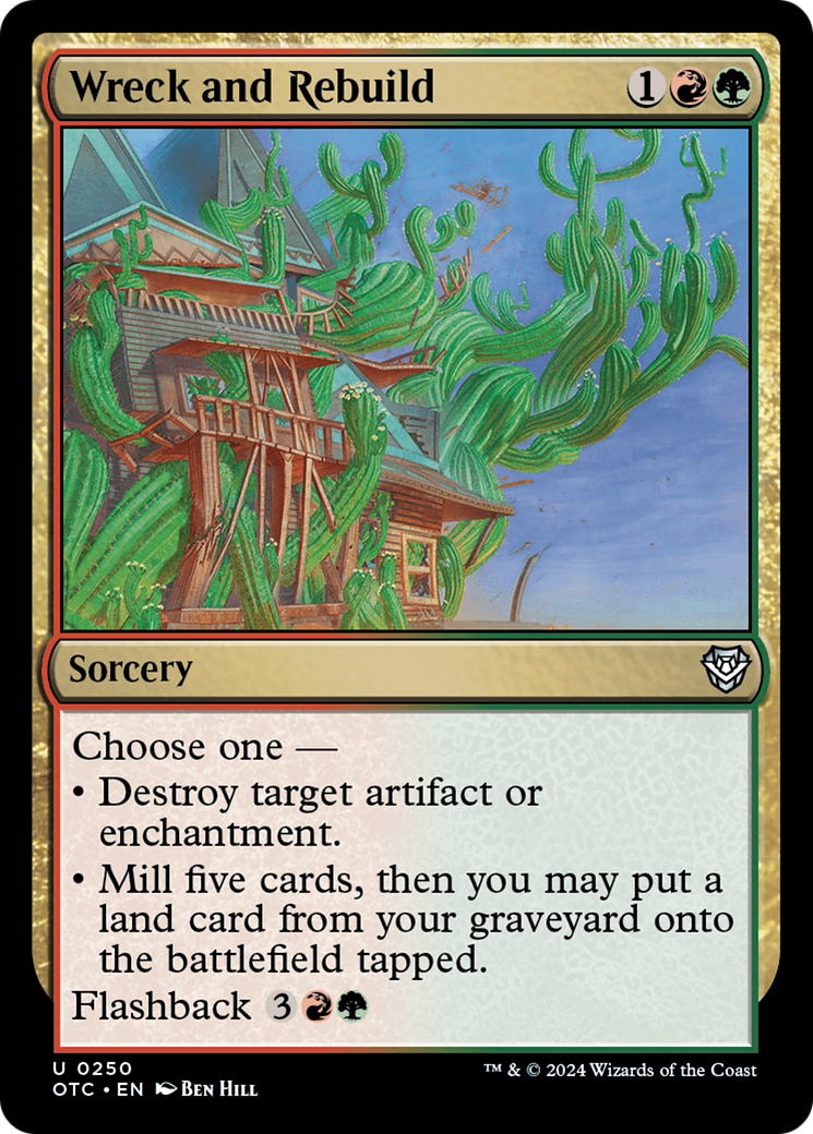 Wreck and Rebuild (OTC-250)  - Outlaws of Thunder Junction Commander