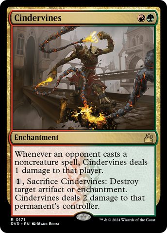 Cindervines (RVR-171)  Foil - Ravnica Remastered