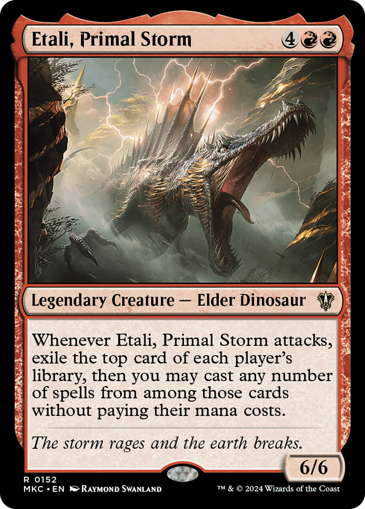 Etali, Primal Storm (MKC-152)  - Murders at Karlov Manor Commander