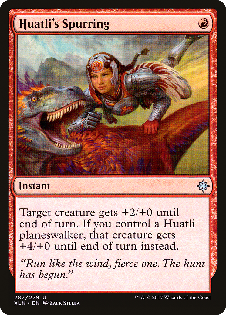 Huatli's Spurring (XLN-287)  - Ixalan