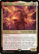 Quintorius, Loremaster (MOM-250)  Foil - March of the Machine