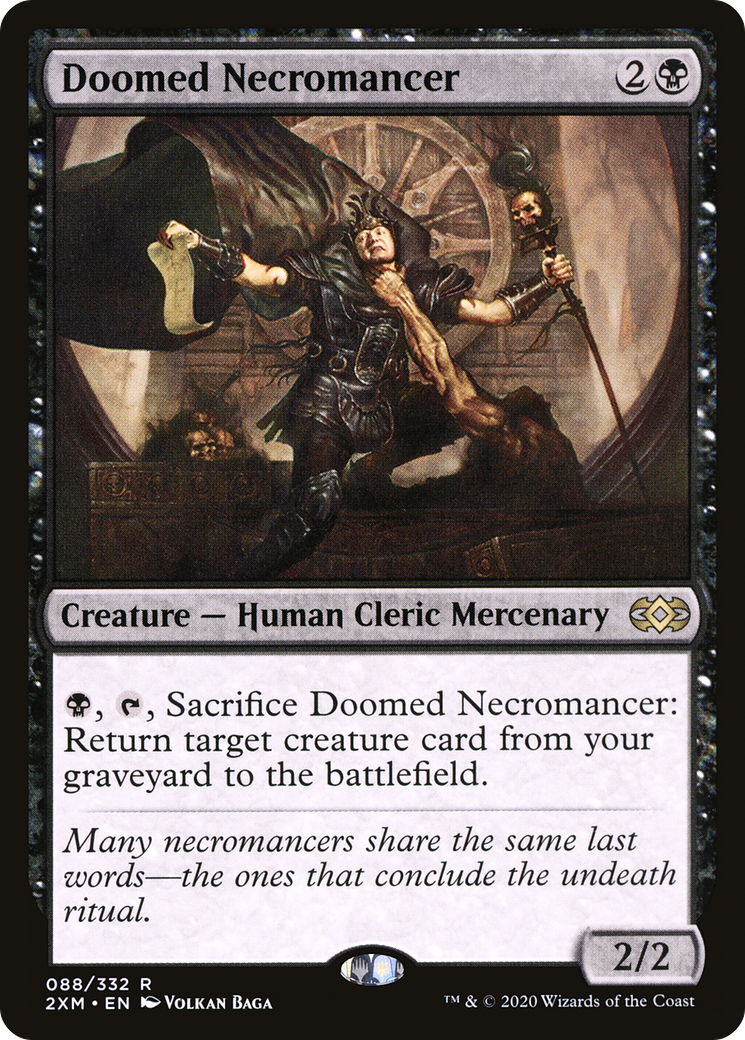 Doomed Necromancer (2XM-088)  Foil - Double Masters
