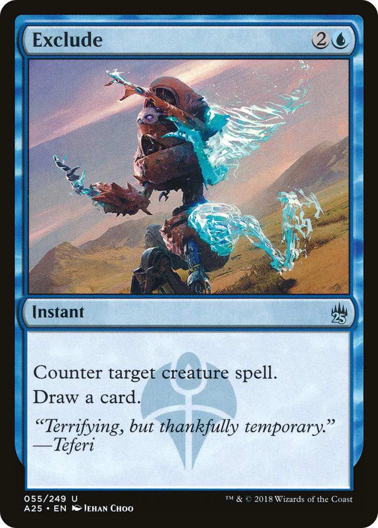 Exclude (A25-055)  - Masters 25