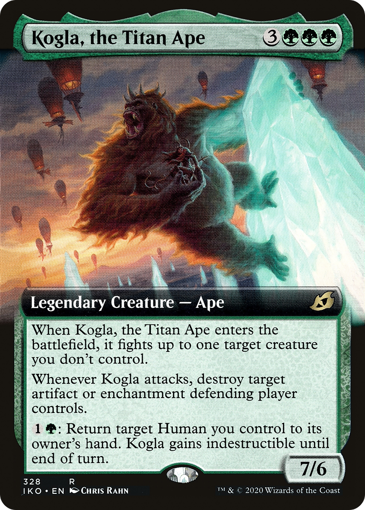 Kogla, the Titan Ape (Extended Art) (IKO-328)  - Ikoria: Lair of Behemoths: (Extended Art)