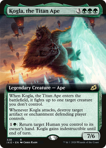 Kogla, the Titan Ape (Extended Art) (IKO-328)  - Ikoria: Lair of Behemoths: (Extended Art)