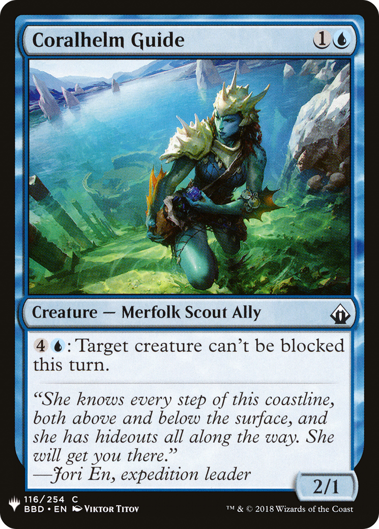 Coralhelm Guide (LIST-BBD-116)  - The List