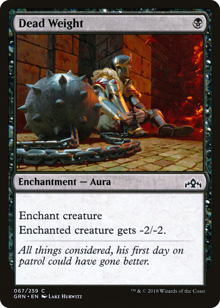 Dead Weight (GRN-067)  Foil - Guilds of Ravnica