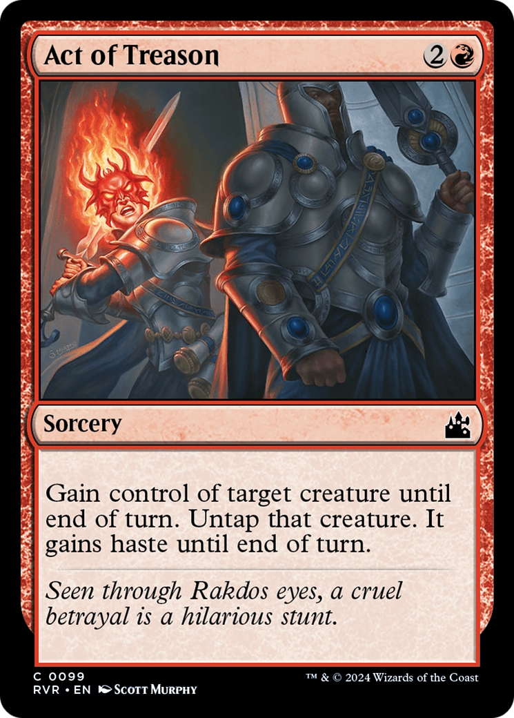 Act of Treason (RVR-099)  - Ravnica Remastered
