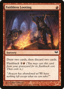 Faithless Looting (DKA-087)  - Dark Ascension