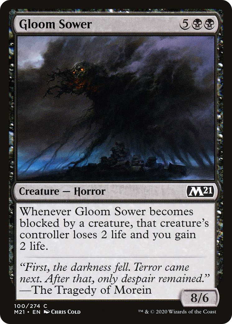 Gloom Sower (M21-100)  Foil - Core Set 2021