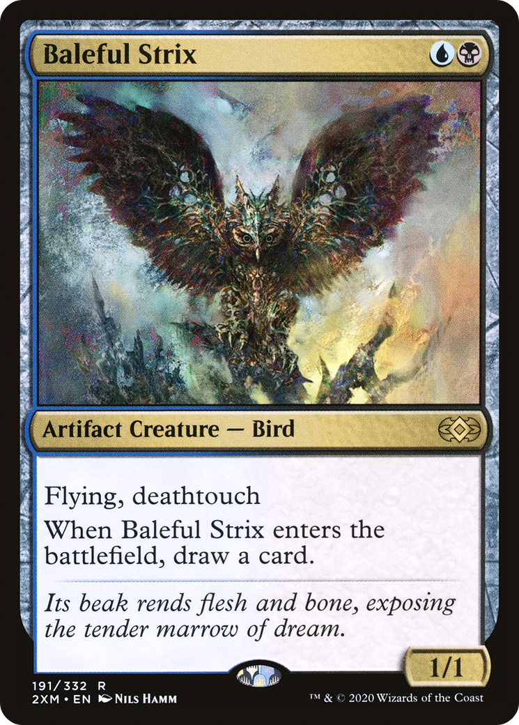 Baleful Strix (2XM-191)  Foil - Double Masters