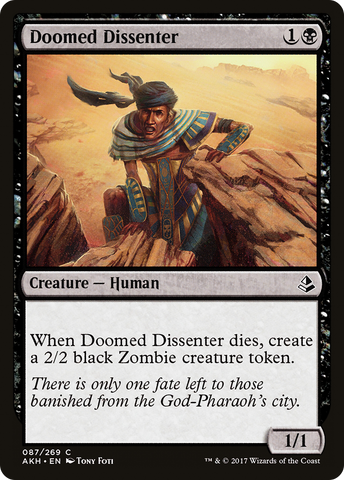 Doomed Dissenter (AKH-087)  - Amonkhet